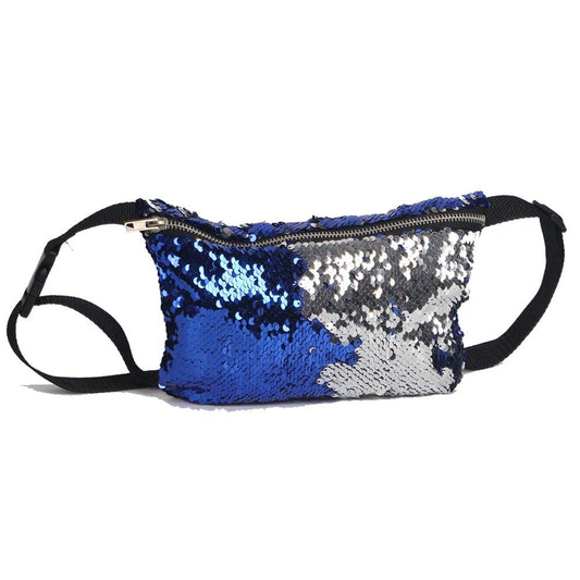 YEKEYI Reversible Mermaid Sparkling Sequins Glitter Belt Waist Bag Handbag Wallet Purse Case Cosmetic Makeup Bag Waist BST220