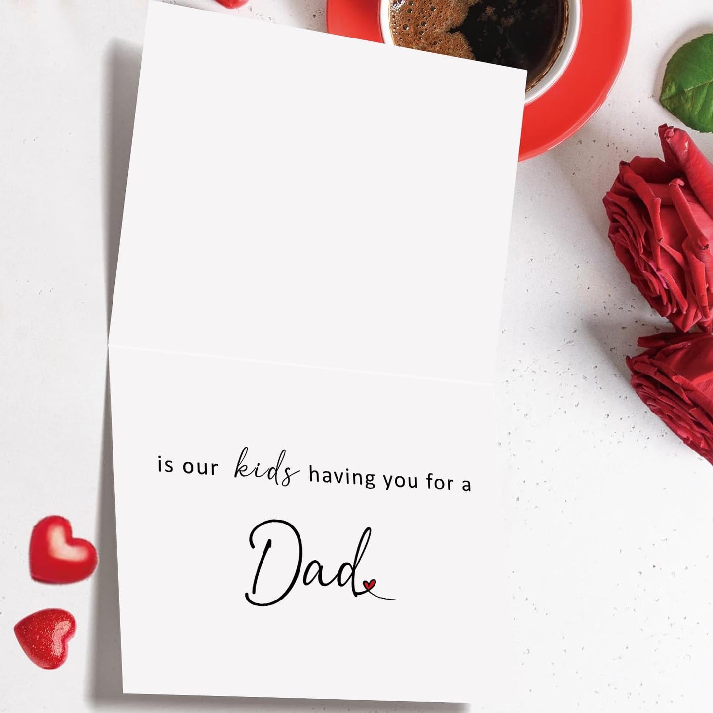 Funny Fathers Day Card for Dad Daddy Bonus Dad, Cute Cards for Fathers Day, Father's Day Cards from Son Daughter, Father's Day Cards Gift For Men Him BST202