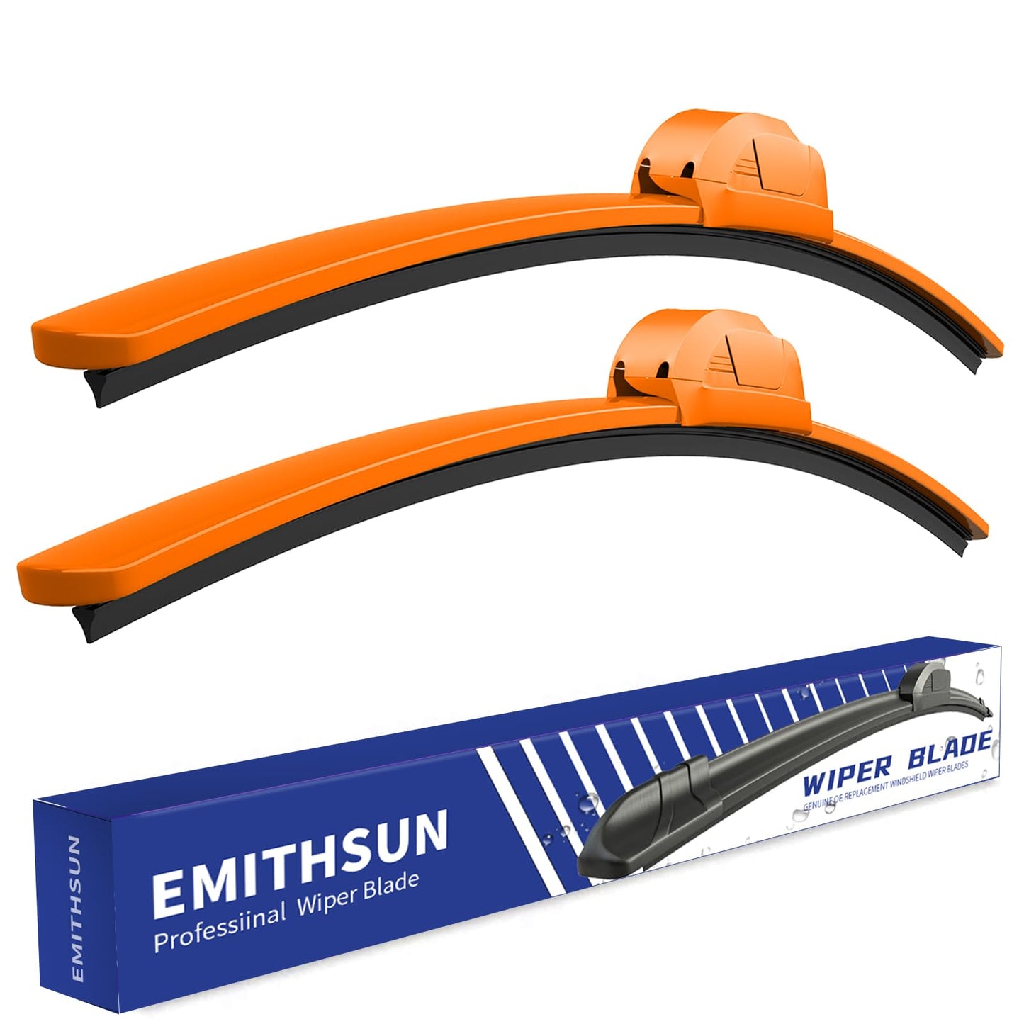 OEM QUALITY 26" + 22" Premium All-Seasons Stable And Quiet Windshield Wiper Blades(Set of 2) WN420