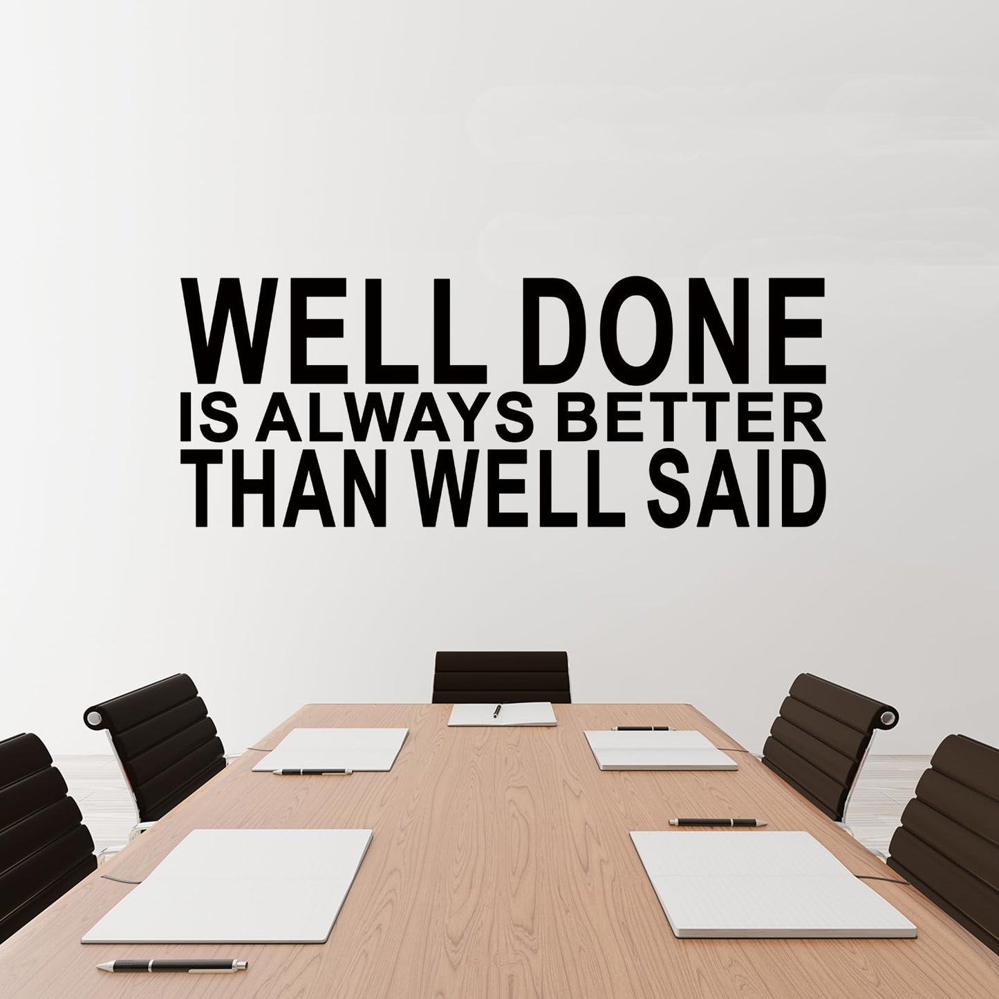 Motivational Quotes Wall Stickers for Office: Inspirational Positive Vinyl Art Wall Decals for Bedroom Classroom School - Think 35" X 9.8" BST220