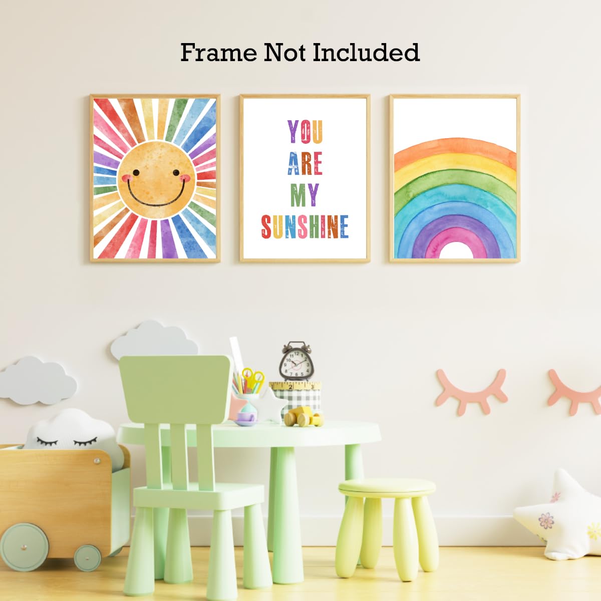 Positive Affirmations Posters for Kids,Inspirational Posters Prints Wall Art for Classroom Nursery Kids Room Home 11x14 Inch Unframed Set of 3 WN420