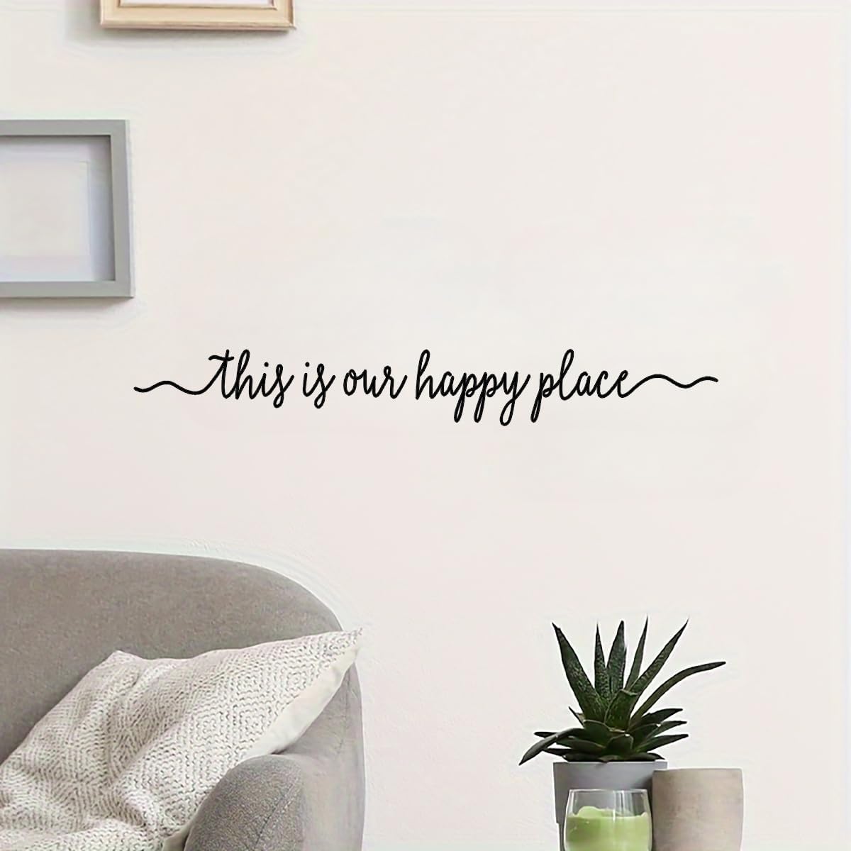 This is Our Wall Decal – Inspirational Sticker for Home, Bedroom, Living Room – Motivational Wall Art Decor BST220