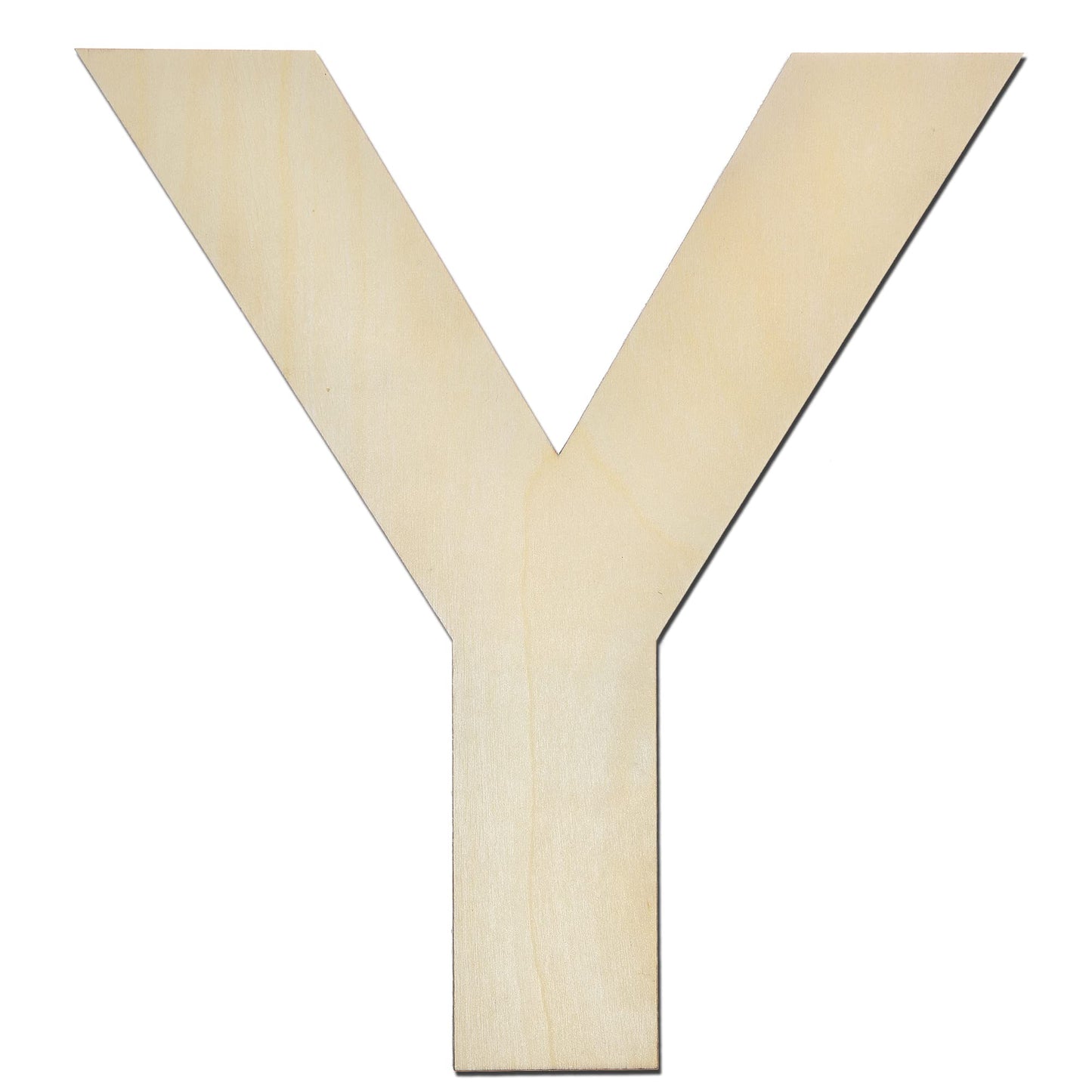 12 Inch Wooden Letter X, 1/4 Inch Thick Large Unfinished Wood Letter for Home Wall Decor, DIY Crafts BST220