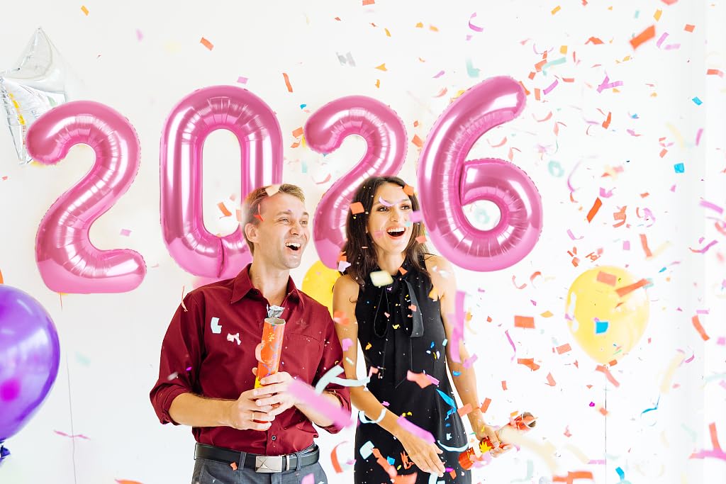 Light Brown 2026 Number Balloon, Light Brown Number Balloons 40 Inch, 2026 Balloon Birthday Decorations, 2026 Birthday Party Supplies, 2026 Graduation Party Favors, Class of 2026 Decorations BST326L