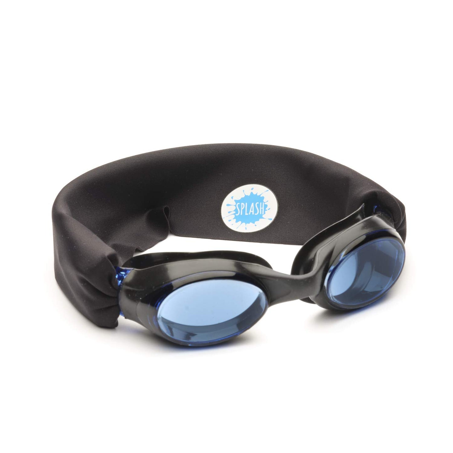 Splash Place SWIM GOGGLES with Fabric Strap -Fun, Fashionable, Comfortable - Adult & Kids Swim Goggles