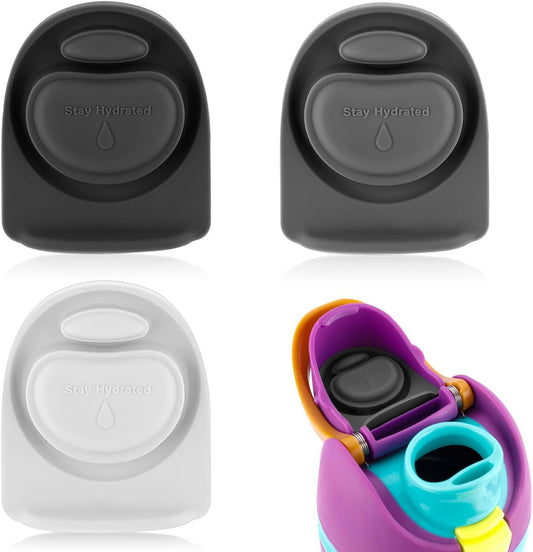 3pcs Replacement Stopper for Owala FreeSip 24/32oz, Water Bottle Top Lid Gasket Parts for Owala 16/19/24/32/40oz Seal Bottle Cap Mouth Silicone Bottle Gasket Plug Accessories, BPA Free(3 Colors) WN420