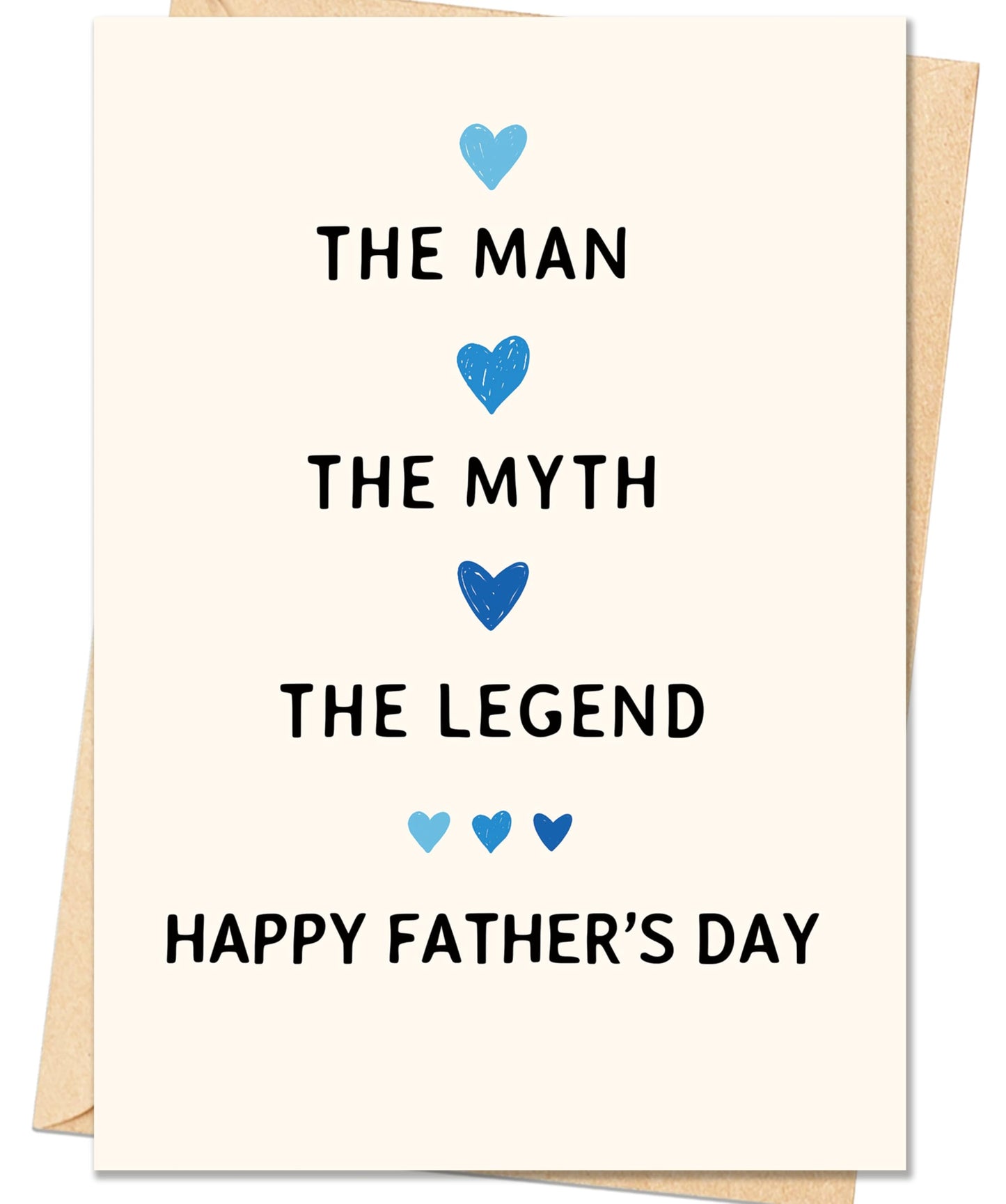 Fathers Day Card,Fathers Day Cards Gifts Decorations for Dad from Daughter Son,Happy Father's Day Cards Gifts Ideas with Envelope,Funny Sweet Dad Card BST220