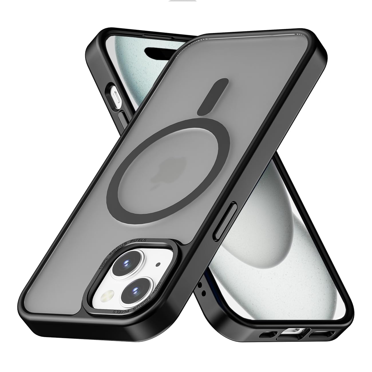 PinLiSheng for iPhone 17 Pro Max Case， Compatible with MagSafe, Shockproof Military-Grade Protection, Scratch-Resistant Back, Anti-Yellowing，Magnetic Phone Case for iPhone 17 Pro Max, Clear WN420