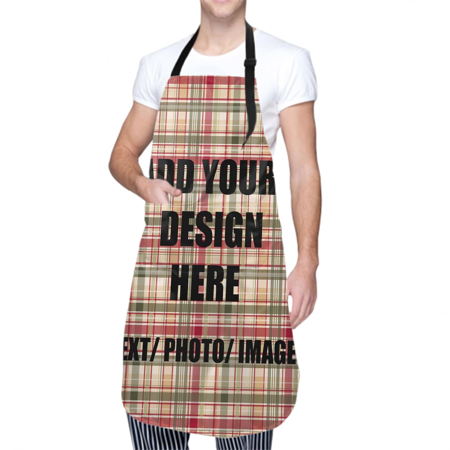 Giwawa Unisex Adult Apron Waterproof Stain Resistant Kitchen Cooking Apron with 2 Pockets for BBQ Grill Painting BST326H