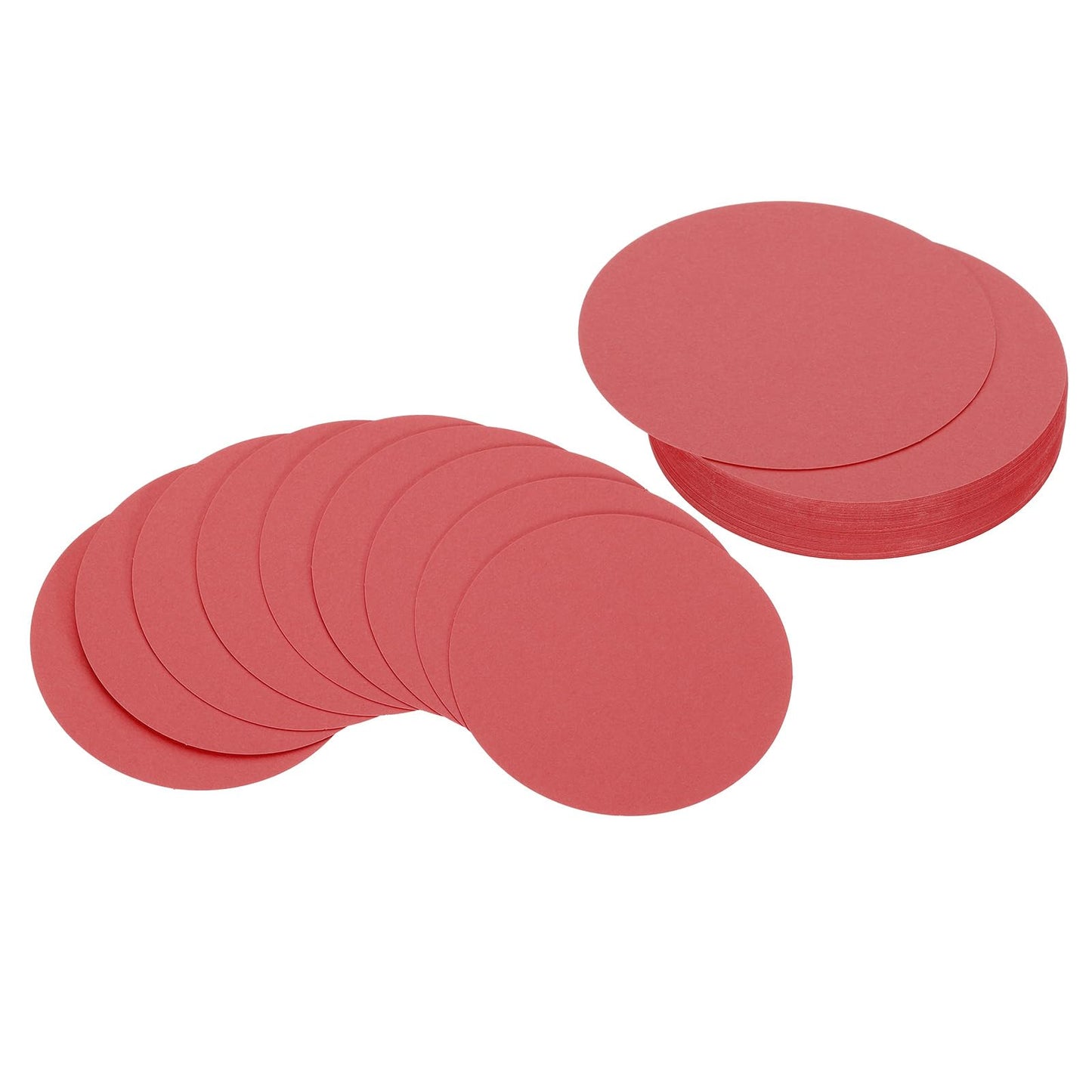PATIKIL 4inch Circle Card Stock, 50Pcs Round Shape Cutouts Paper Thick Cardstock Coaster for DIY Craft Projects Classroom Bulletin Board Decor, Sky Blue BST326L