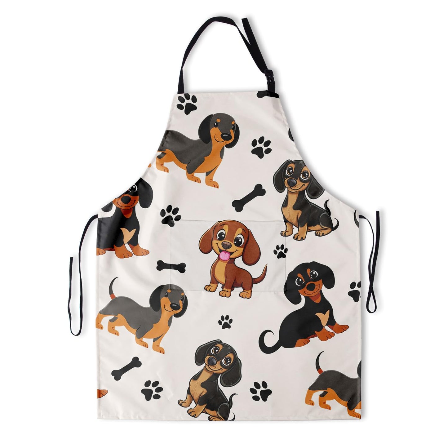 Art Apron with Pocket for Women Men | Kitchen Aprons Chef Apron for Cooking Baking BBQ Painting Gardening BST202
