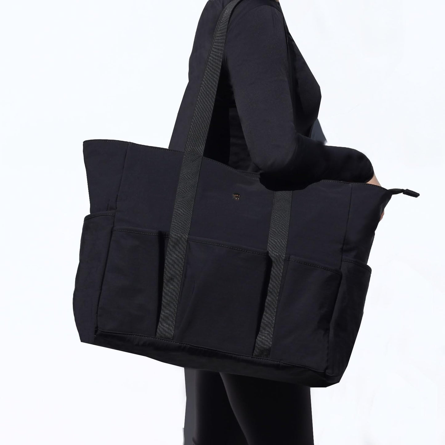 ESVAN Utility Tote Bag Weekender Duffle Bag with 13 Pockets - Perfect for Travel, Work, Gym, Beach, Teachers, and Nurses BST326H