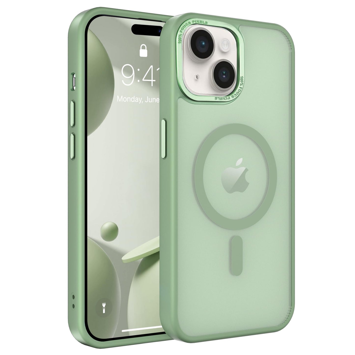 Magnetic for iPhone 17 Air Phone Case, [Compatible with MagSafe], Screen Protector X1, [Military Grade Drop Protection],Matte Finish,Slim,Shockproof,Protective (Black, iPhone 17 AIR) WN420