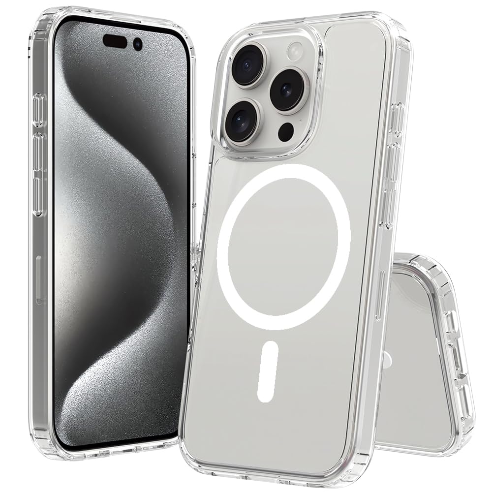 Magnetic for iPhone 17 Air Phone Case, [Compatible with MagSafe], Screen Protector X1, [Military Grade Drop Protection],Matte Finish,Slim,Shockproof,Protective (Black, iPhone 17 AIR) WN420