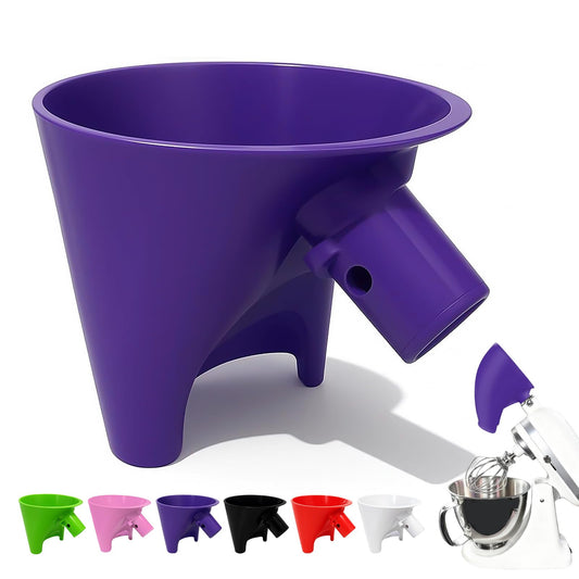 2026 New Flour Funnel for Kitchen Aid Mixer,Fits Tilt-Head 4.5–5 Qt (KSM150), Kitchen Aid Accessories and Attachments,Powder Funnel with Easy-Pour, Prevents Spills,Easy to Clean Baking Tool(Black) BST220