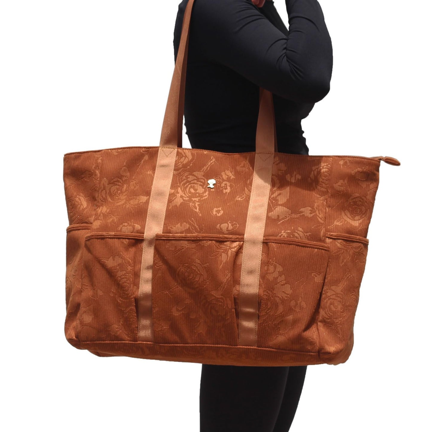 ESVAN Utility Tote Bag Weekender Duffle Bag with 13 Pockets - Perfect for Travel, Work, Gym, Beach, Teachers, and Nurses BST326H