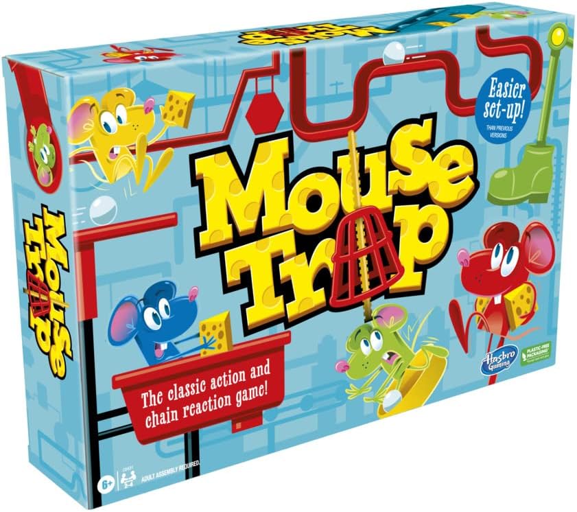 Hasbro Gaming Mouse Trap Board Game for Kids Ages 6 and Up 16