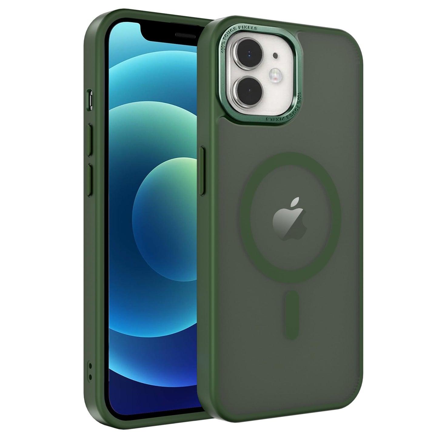 Magnetic for iPhone 17 Air Phone Case, [Compatible with MagSafe], Screen Protector X1, [Military Grade Drop Protection],Matte Finish,Slim,Shockproof,Protective (Black, iPhone 17 AIR) WN420