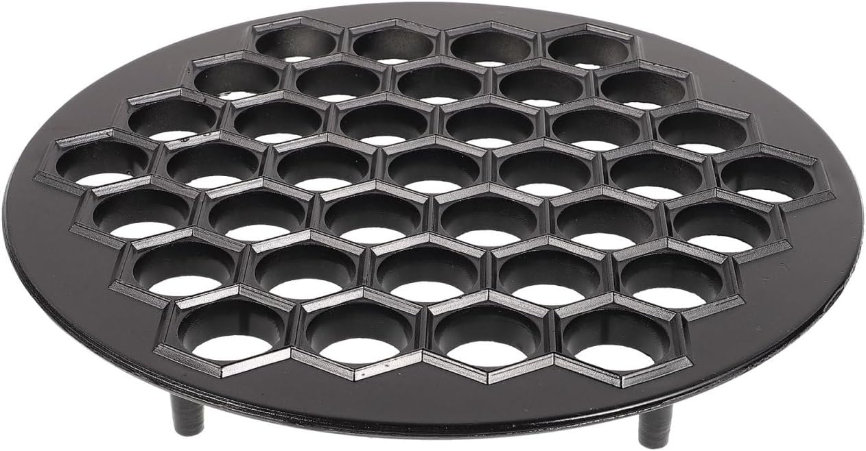 STOBAZA Dumpling Maker 37-Hole Dumpling Skin Mold Press 10.23 Inch Kitchen Tool for Fast Jiaozi Making Home and Restaurant Use 1 Pack BST202