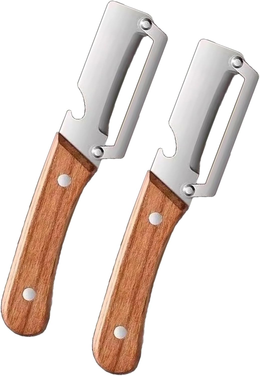 2pcs 2 in 1 Multi Functional Vegetable Peeler, 2 in 1 Fruit Peeler and Bottle Opener,Sturdy and durable, Suitable for potatoes, vegetables, apples, carrots, etc BST202
