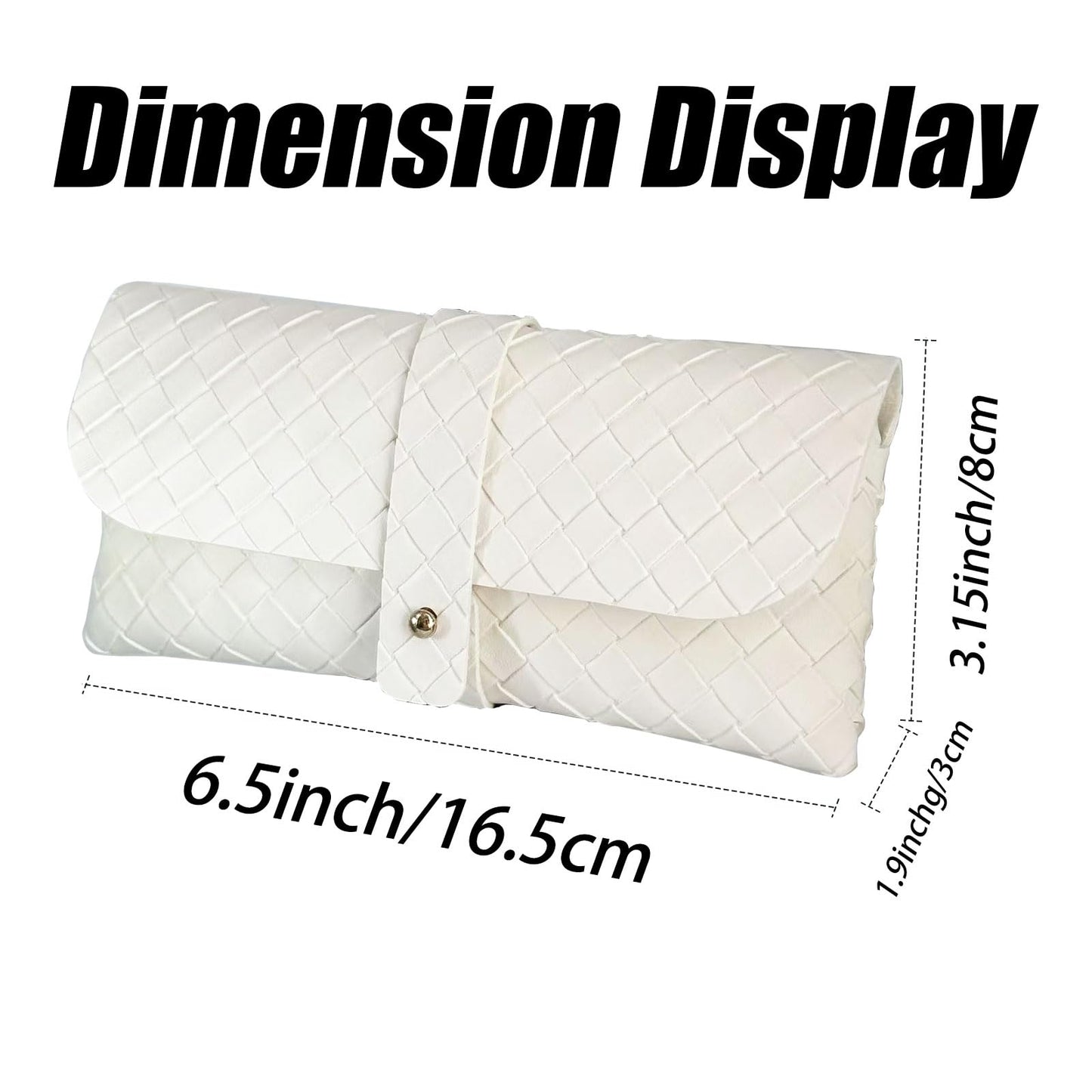 Glasses storage bag Travel sunglasses myopia glasses storage bag Fashion leather storage bag WN420