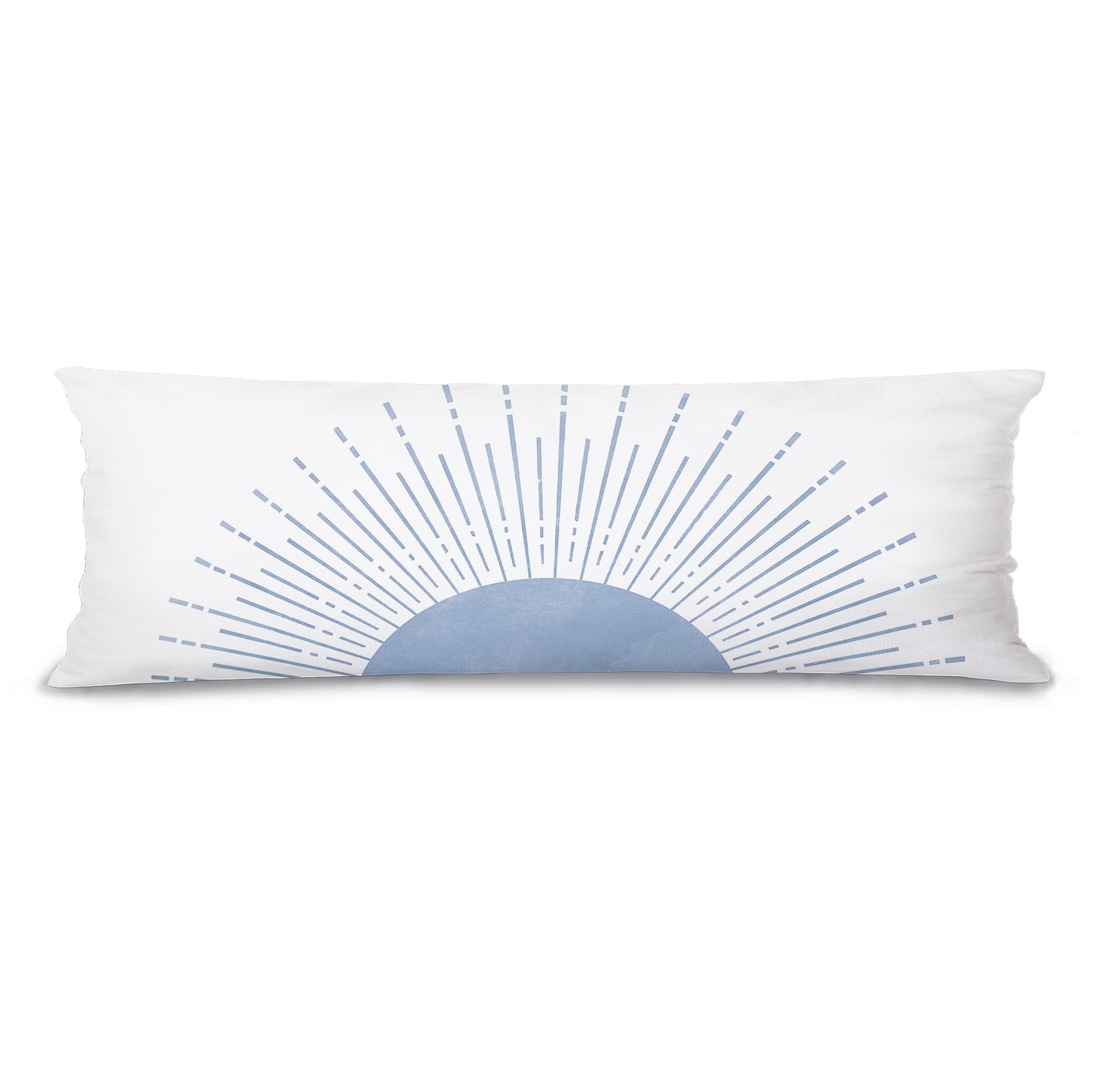 Boho Sun Sunshine 21x54 Body Pillow Cover Case, Modern Neutral Boho Horizontal Sun Sunset Sunrise Decorative Long Hug Pillow Cases for Bed Couch BST220