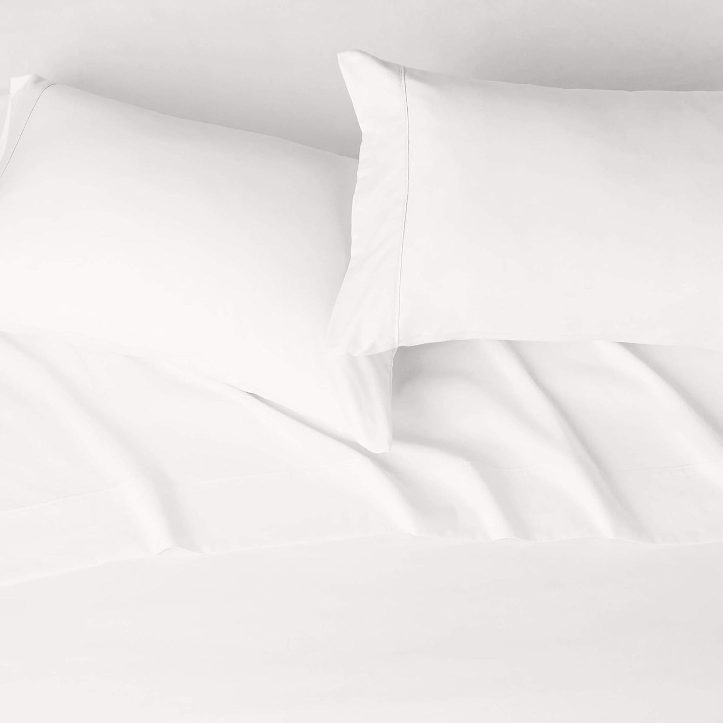 Amazon Basics Microfiber 4 Piece Bed Sheet Set King Cream 99
