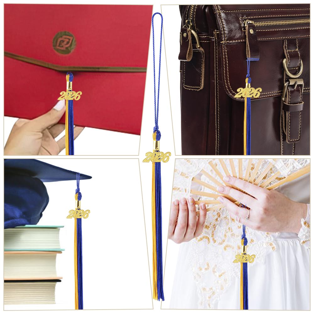 2026 Black Tassel Graduation with Charm,Graduation Cap Accessories,2026 Tassels for Caps Kindergarten Elementary School Middle School University Gifts for Students,Congrats Grad Ceremony Essentials BST220