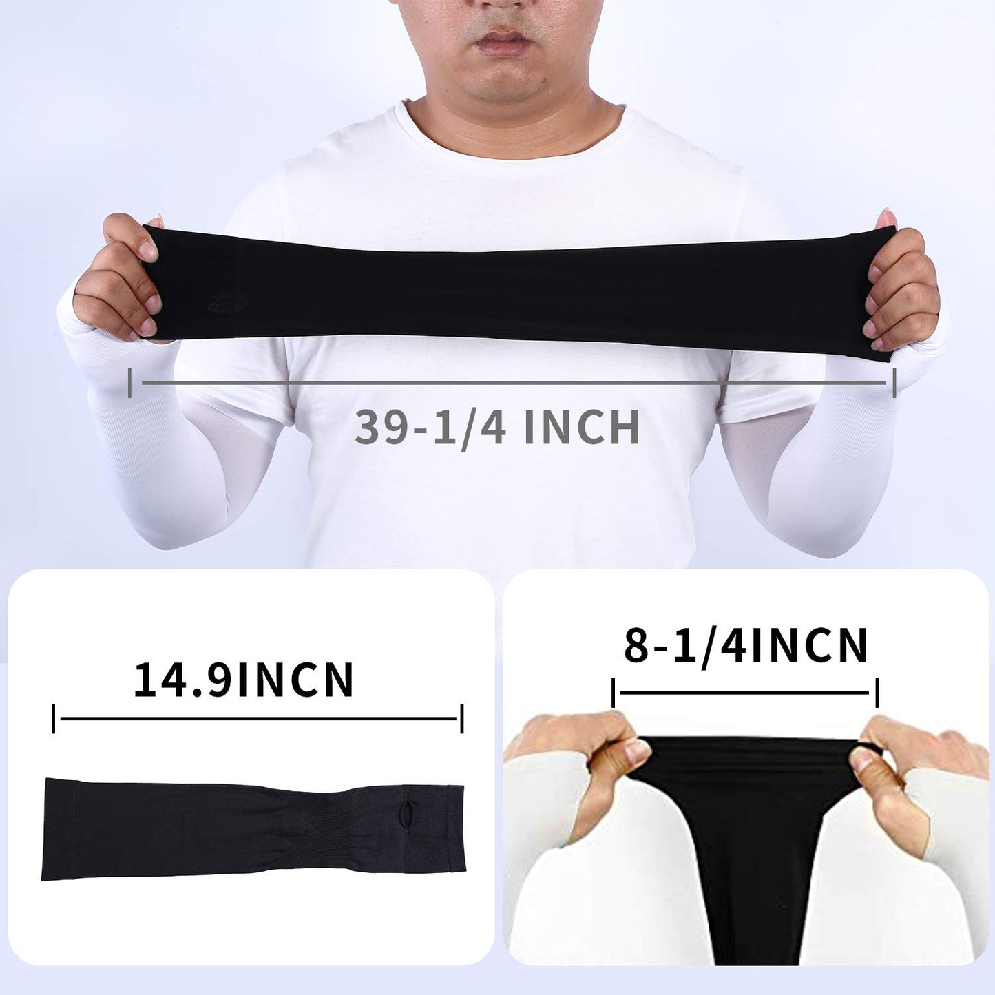 Arm Sleeves for Women Men Hand Cover Cooling Compression Arm Sleeve Tattoo Cover Up Sleeves to Cover Arm Warmers WN420