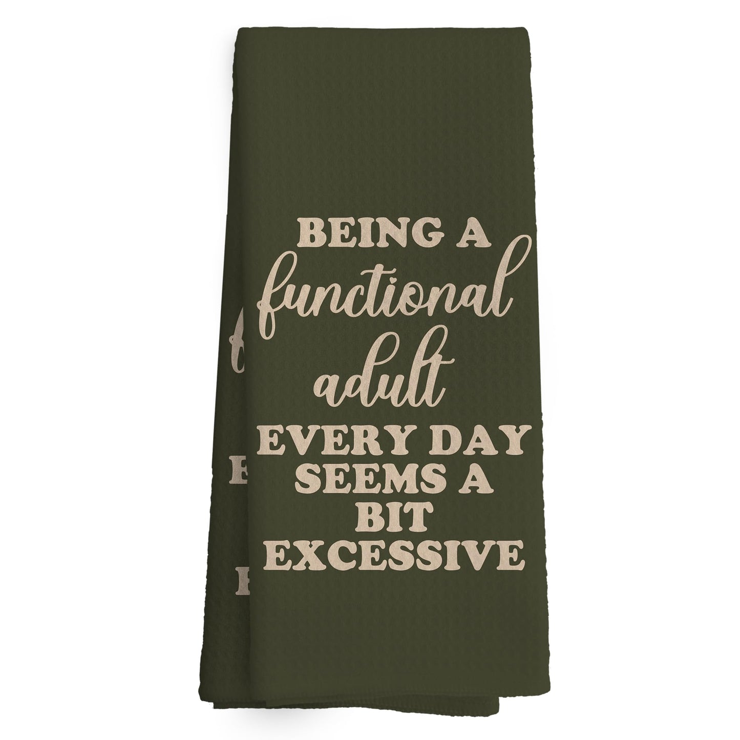 Funny Kitchen Towels Dish Towel Dishcloth 16x24 Inches, Funny Dish Towels with Sayings Towel Decorative Absorbent Hand Tea Towels for Kitchen Bathroom Decor, Humorous Gifts for Women Men BST326L
