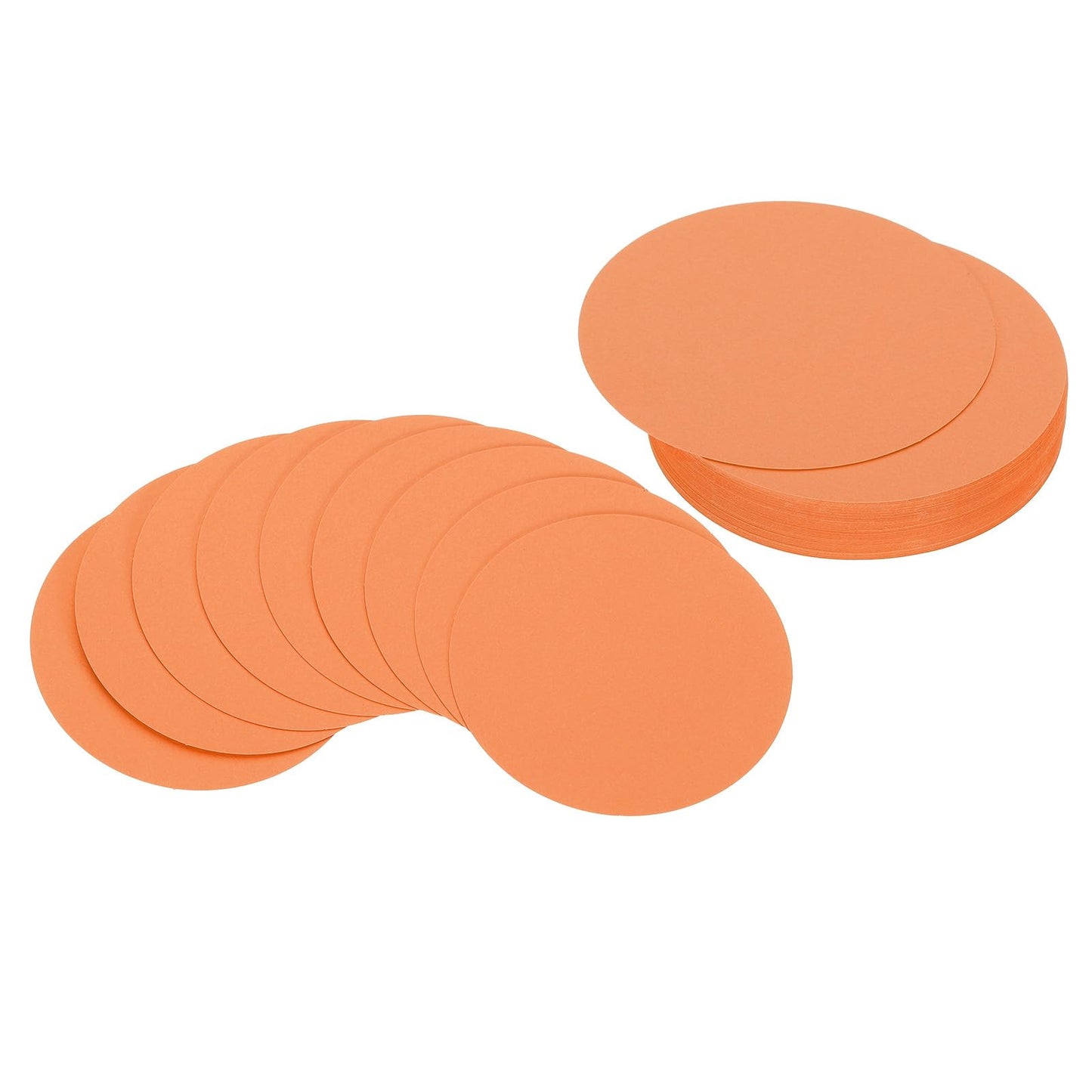 PATIKIL 4inch Circle Card Stock, 50Pcs Round Shape Cutouts Paper Thick Cardstock Coaster for DIY Craft Projects Classroom Bulletin Board Decor, Sky Blue BST326L