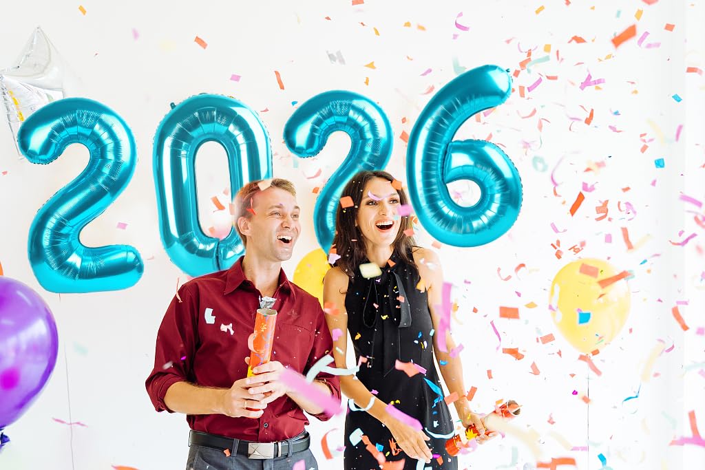 Light Brown 2026 Number Balloon, Light Brown Number Balloons 40 Inch, 2026 Balloon Birthday Decorations, 2026 Birthday Party Supplies, 2026 Graduation Party Favors, Class of 2026 Decorations BST326L