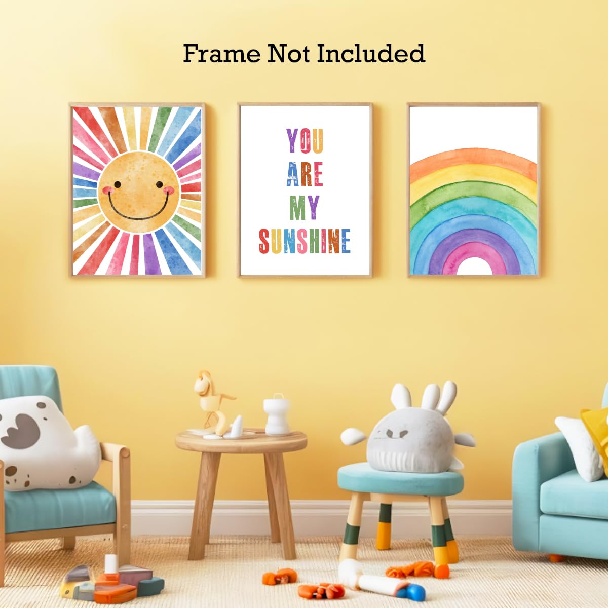 Positive Affirmations Posters for Kids,Inspirational Posters Prints Wall Art for Classroom Nursery Kids Room Home 11x14 Inch Unframed Set of 3 WN420