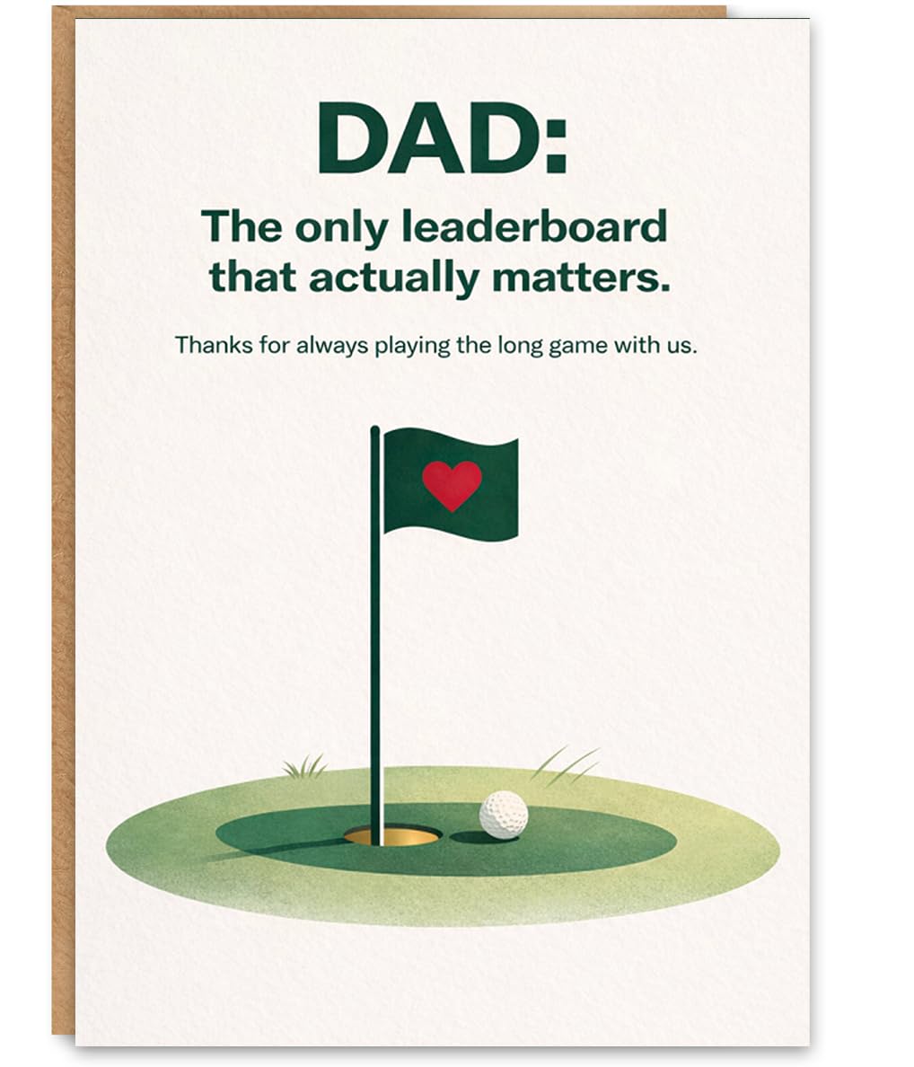 Memorial Fathers Day Card for Husband, Fathers Day Card for Husband in Heaven, Sympathy Fathers Day Gift, with Kraft Envelope and Gold Seal Sticker BST220
