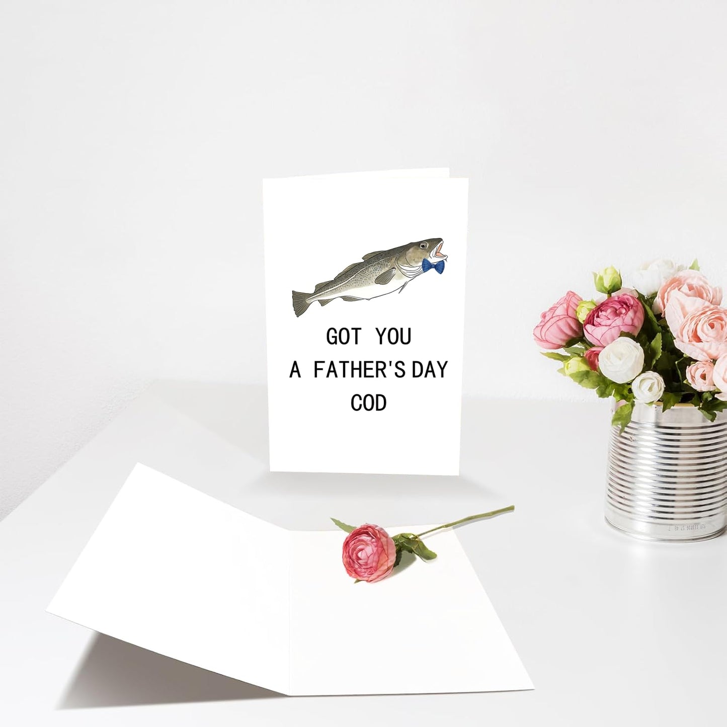 Funny Fathers Day Card for Dad Stepdad Bonus Dad Husband Grandpa, Humorous Happy Father's Day Card Gift from Son Daughter Grandson Granddaughter, Unique Fathers Day Card for Him BST202