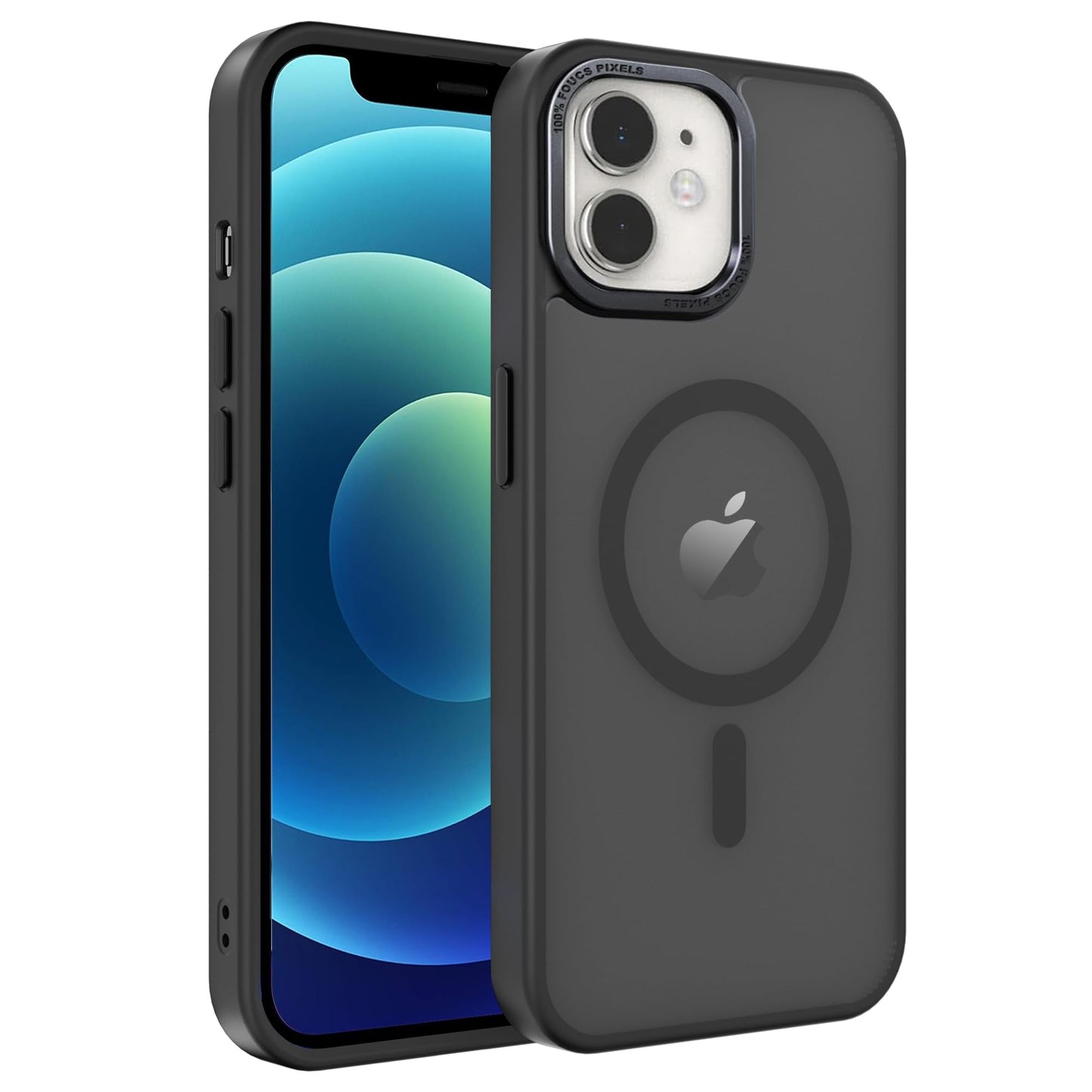 Magnetic for iPhone 17 Air Phone Case, [Compatible with MagSafe], Screen Protector X1, [Military Grade Drop Protection],Matte Finish,Slim,Shockproof,Protective (Black, iPhone 17 AIR) WN420
