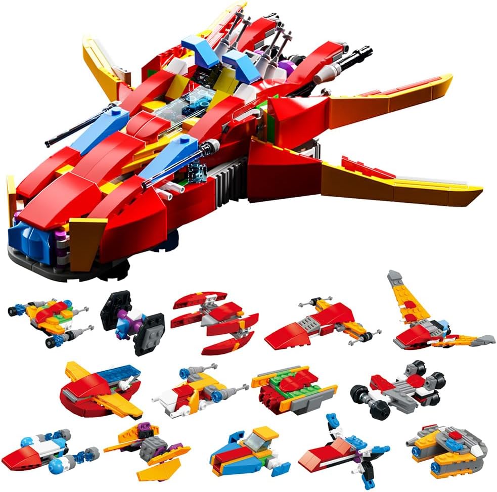 Space Macheary Adventt Calendar 14 in 1 Space Wars Building Toys for Boys 61