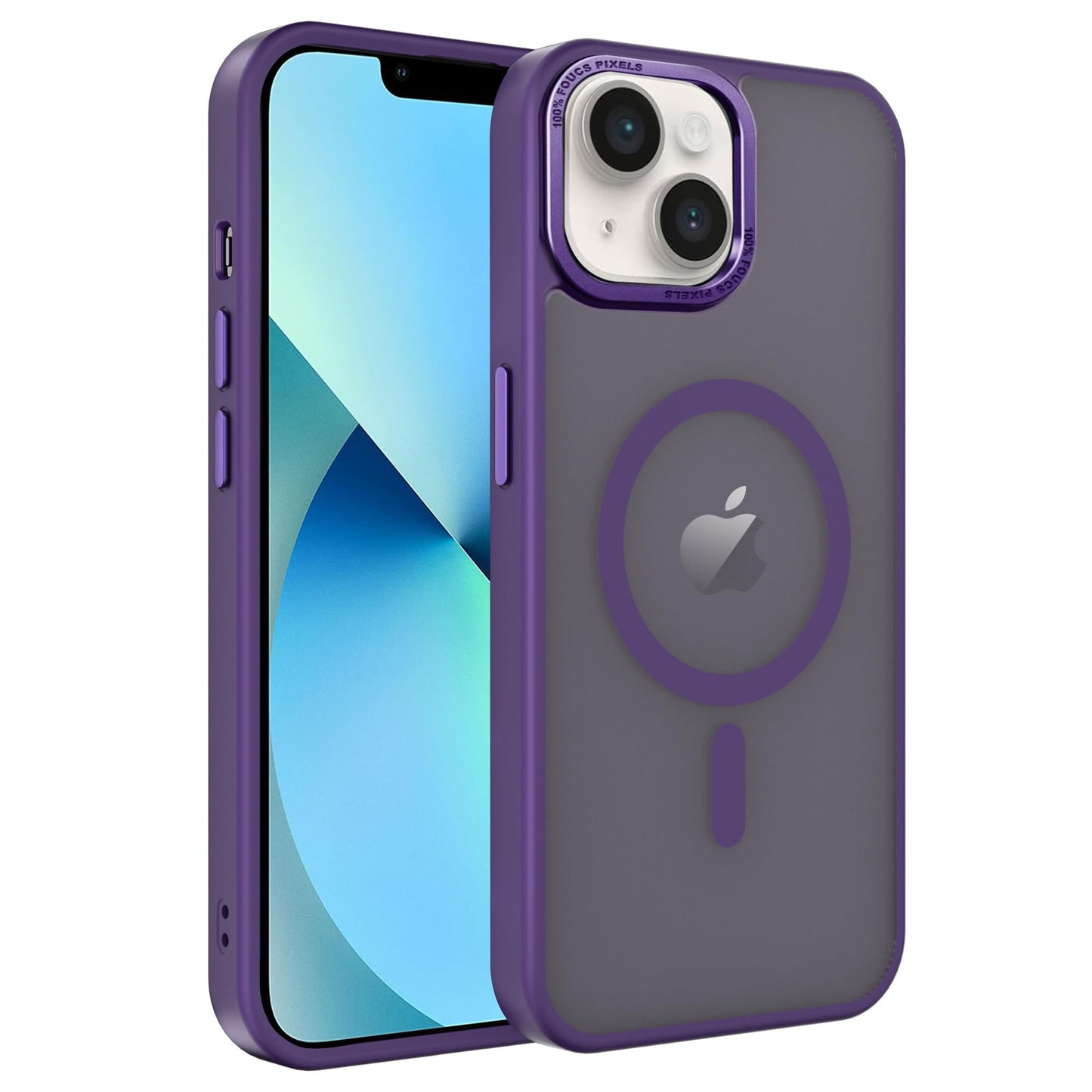 Magnetic for iPhone 17 Air Phone Case, [Compatible with MagSafe], Screen Protector X1, [Military Grade Drop Protection],Matte Finish,Slim,Shockproof,Protective (Black, iPhone 17 AIR) WN420