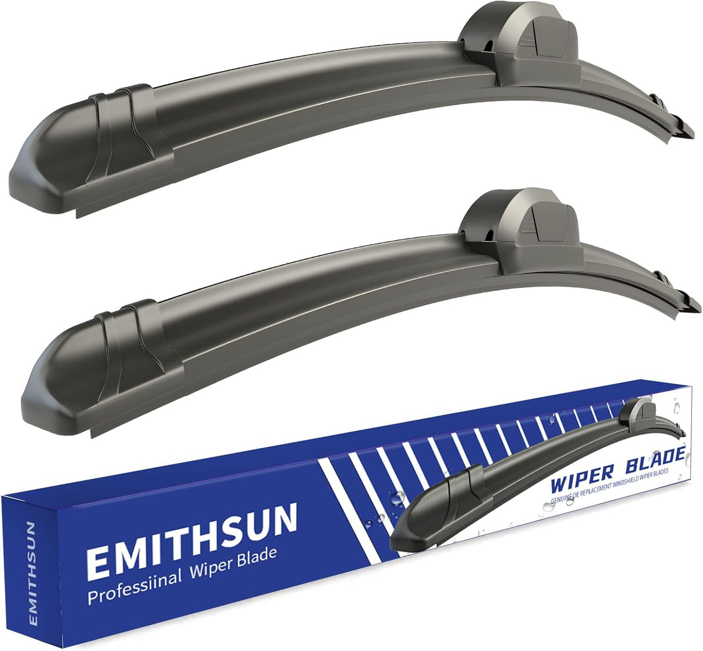 OEM QUALITY 26" + 22" Premium All-Seasons Stable And Quiet Windshield Wiper Blades(Set of 2) WN420