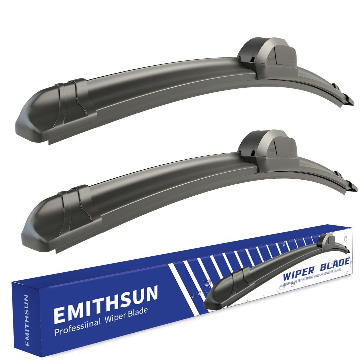 OEM QUALITY 26" + 22" Premium All-Seasons Stable And Quiet Windshield Wiper Blades(Set of 2) WN420
