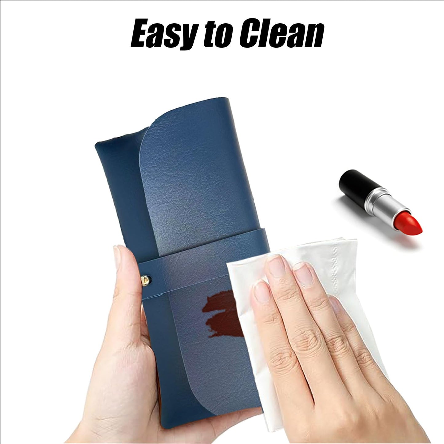 Glasses storage bag Travel sunglasses myopia glasses storage bag Fashion leather storage bag WN420