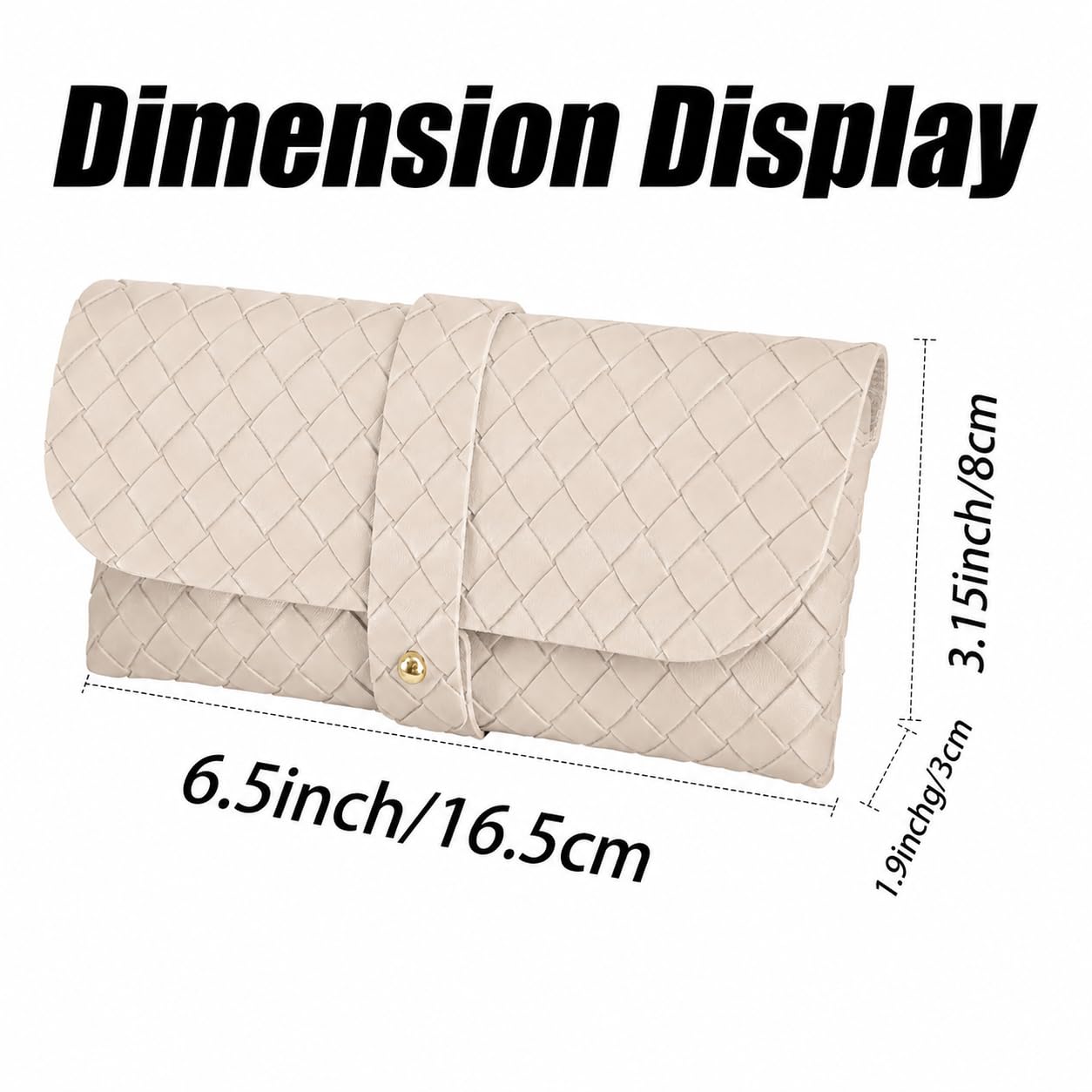 Glasses storage bag Travel sunglasses myopia glasses storage bag Fashion leather storage bag WN420