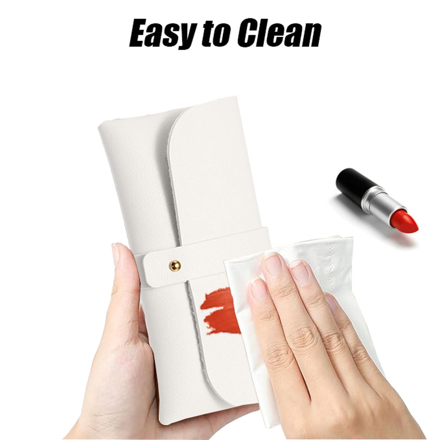 Glasses storage bag Travel sunglasses myopia glasses storage bag Fashion leather storage bag WN420