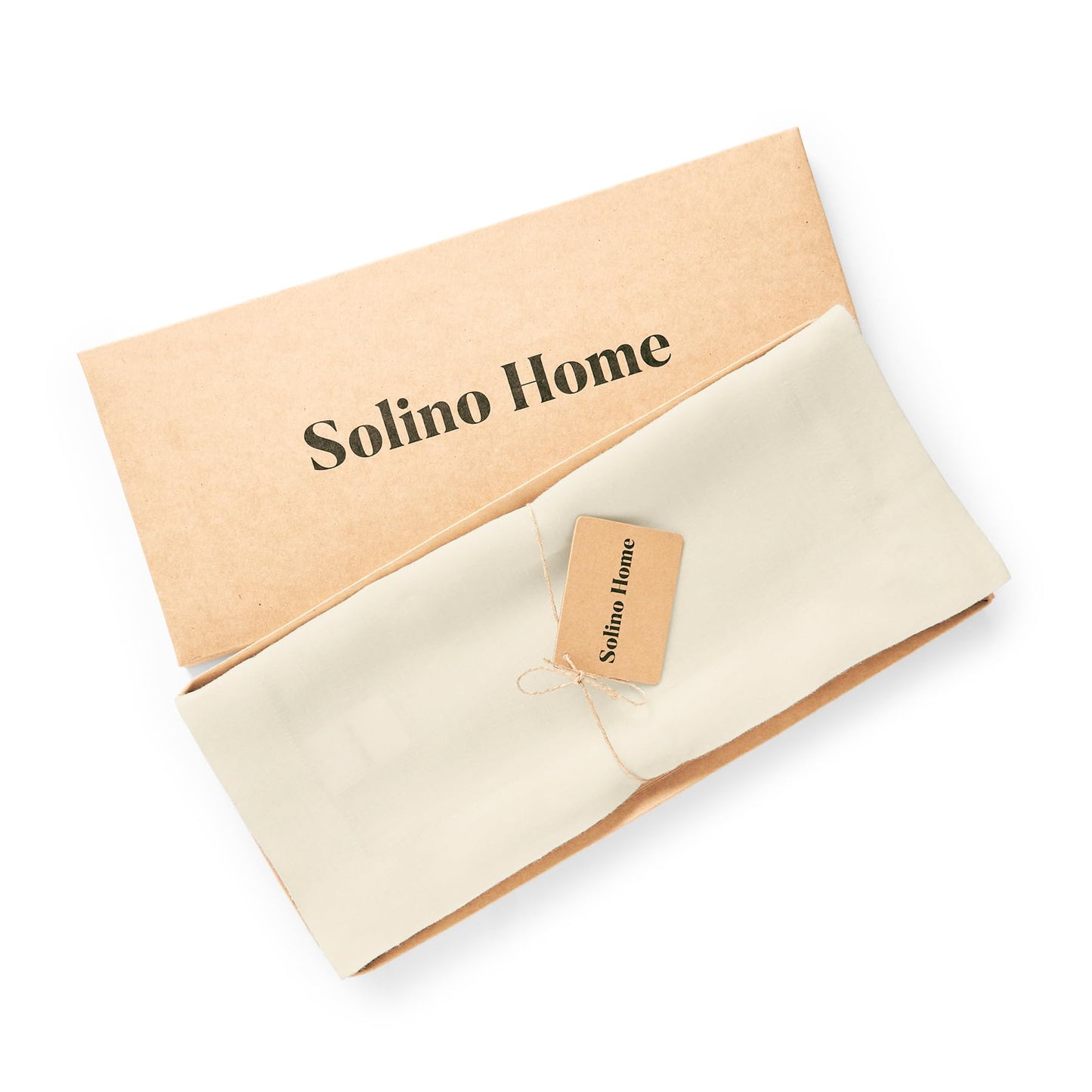 Solino Home 100% Pure Linen Dining Table Runner Cordovan, Sonoma 14 x 48 in | Table Runners for coffee tables, entryway tables and layered dresser styling | prewashed, relaxed drape | OEKO-TEX Certified BST326SOLH