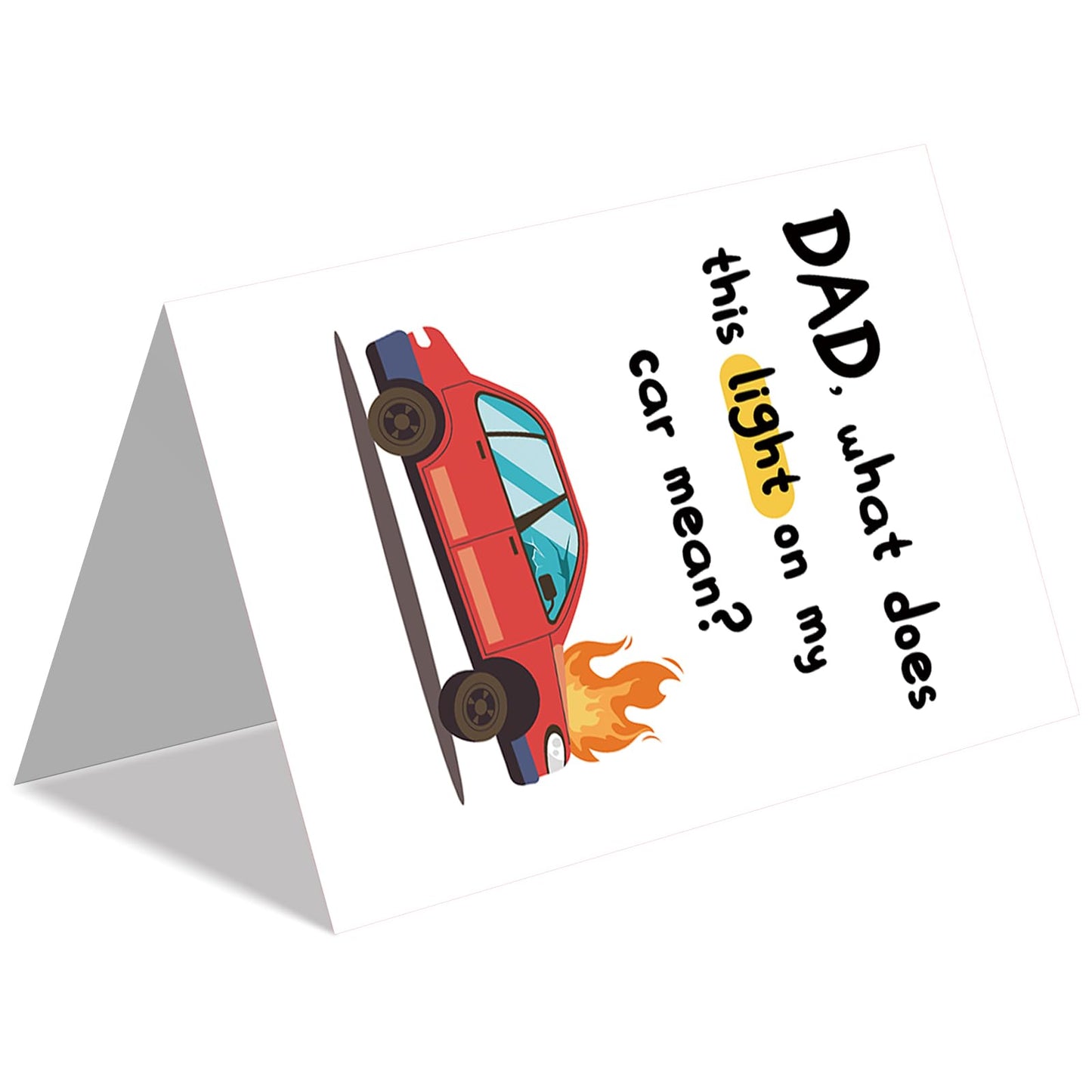 Fathers Day Card,Fathers Day Cards Gifts Decorations for Dad from Daughter Son,Happy Father's Day Cards Gifts Ideas with Envelope,Funny Sweet Dad Card BST220
