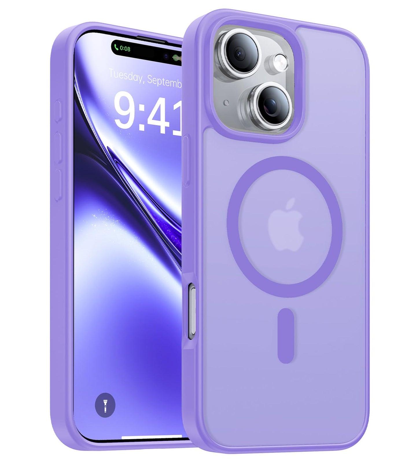 Magnetic for iPhone 17 Pro Max Case,[Anti-Slip][Compatible with MagSafe][Military Grade Drop Protection] Shockproof Protective Translucent Phone Case for iPhone 17 Pro Max Case,Wine Red WN420