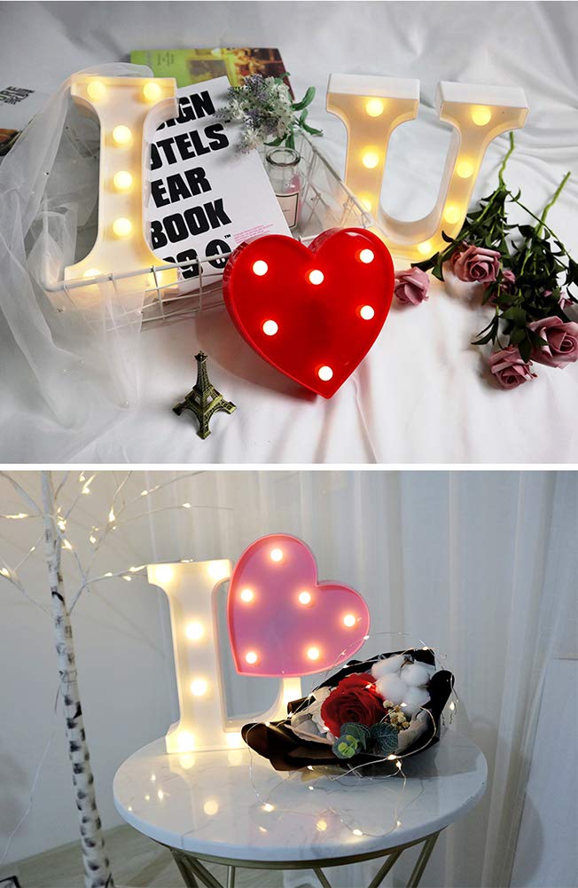 MUMUXI Marquee Light Up Letters | Large Light Up Numbers | Battery Powered and Bright with Every Letter of the Alphabet | For Wedding, Birthday, Party, Celebration, Christmas or Home Decoration (0) BST220