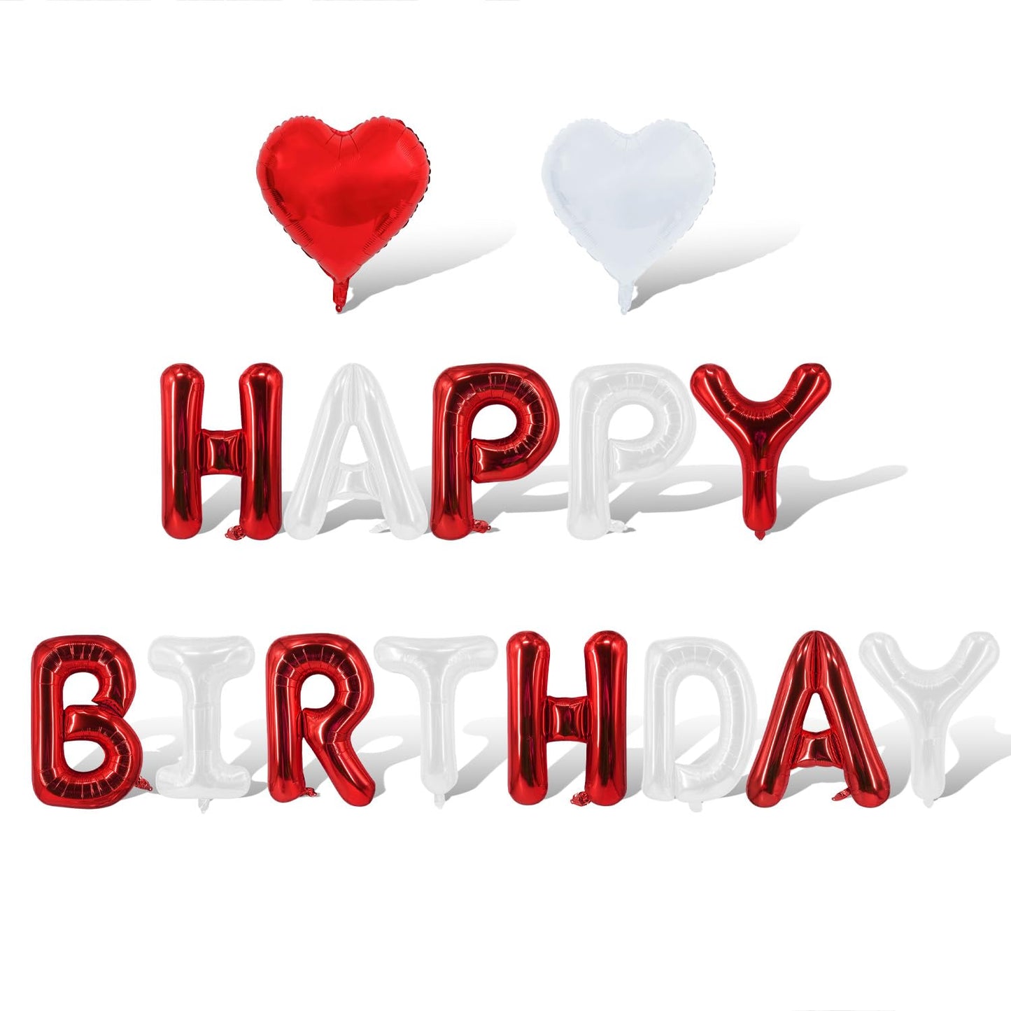 Green Happy Birthday Balloons Banner Foil Balloons Letters Banner Balloon for Green Themed Party Decoration Supplies Christmas Birthday Decoration Decor Ballons Arch Kits Party Balloon Set 15pcs BST326L