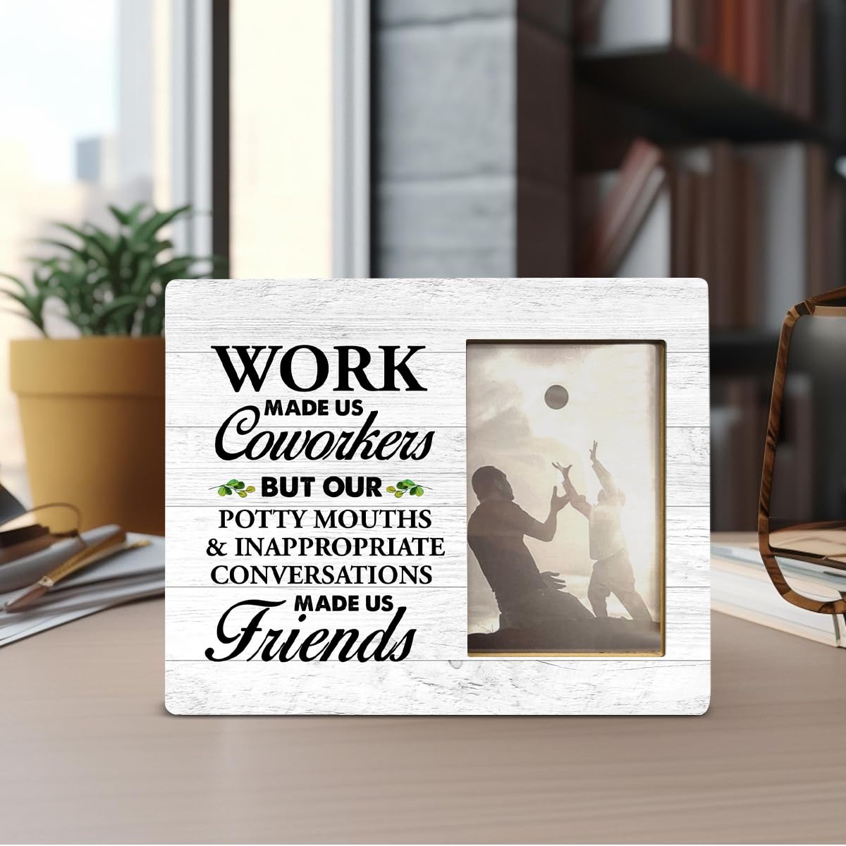 Yuzi-n Memorial Gifts for Loss of Brother Sympathy Wood Picture Frame | Remembrance Brothers Gifts, Memorial Picture Frame for 4x6 Inches Photo BST326H