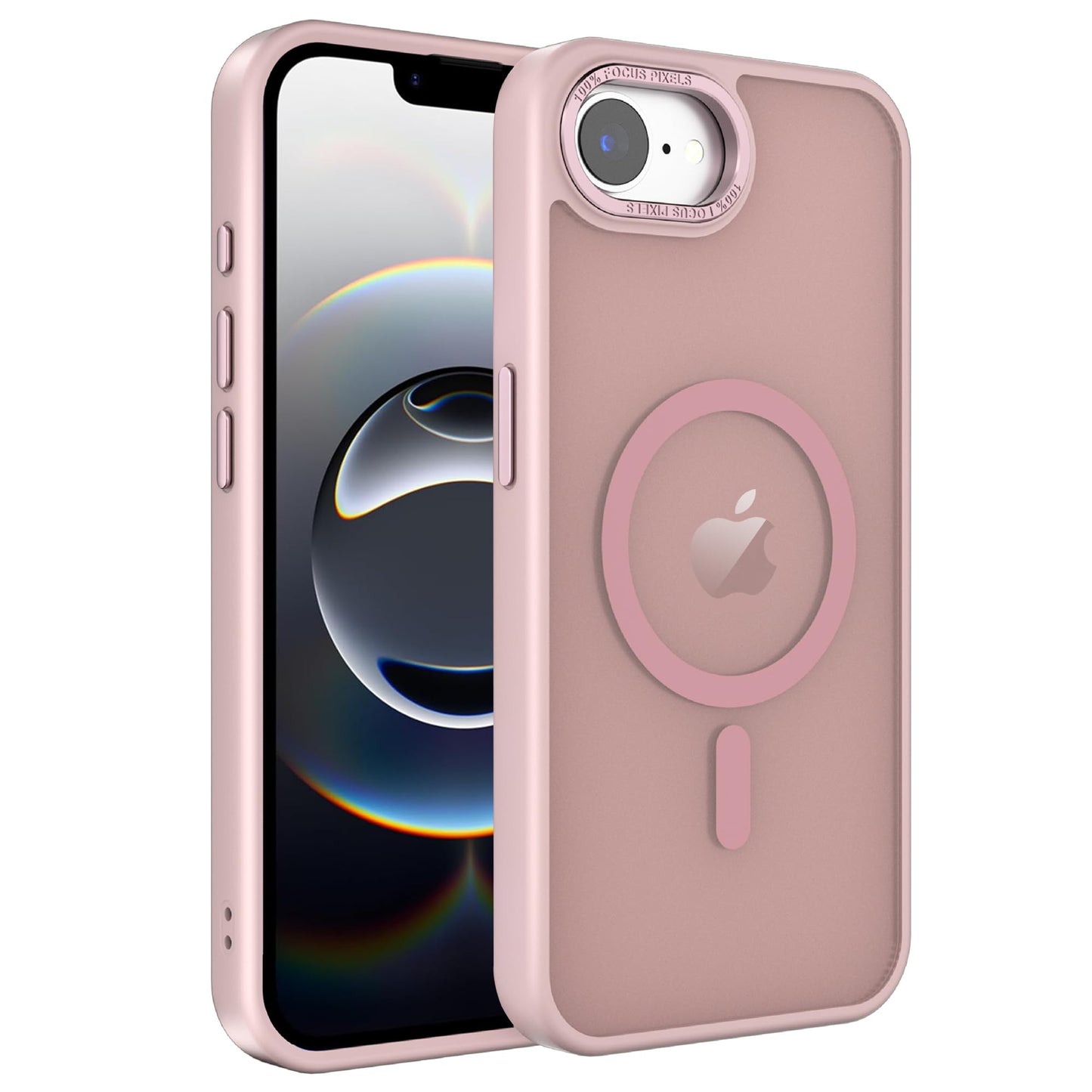 Magnetic for iPhone 17 Air Phone Case, [Compatible with MagSafe], Screen Protector X1, [Military Grade Drop Protection],Matte Finish,Slim,Shockproof,Protective (Black, iPhone 17 AIR) WN420